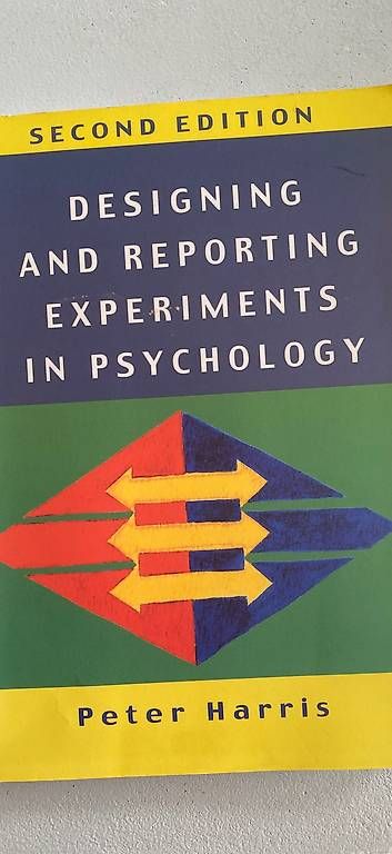 Libri: Designing and reporting experiments in psychology – Usato da Ramlinsburg venduto da pau_ddg6