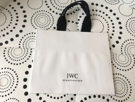 IWC - PAPER BAGS  - PAPIERTASCHE - SAC PAPIER - NEW !!!