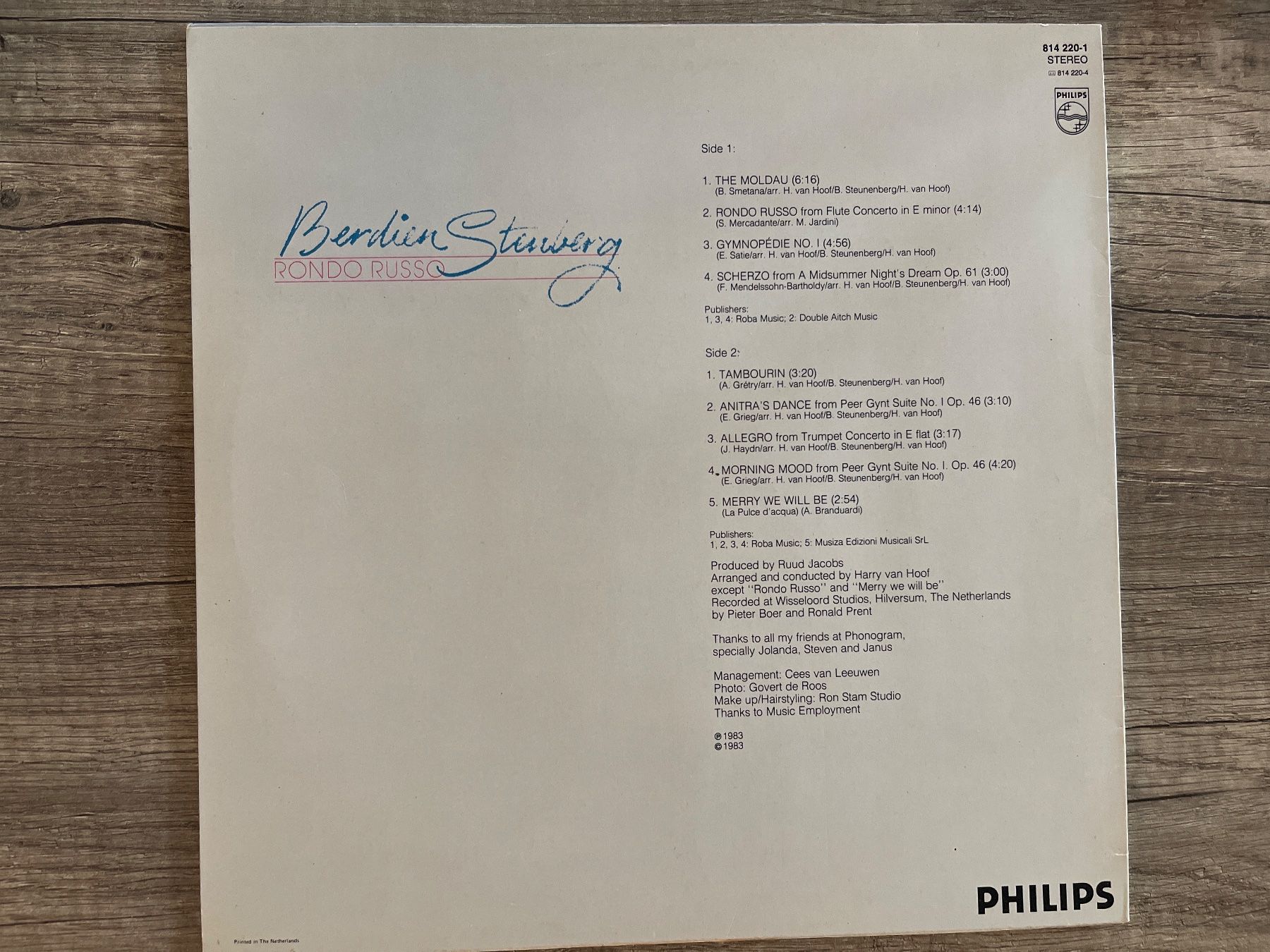 Schallplatten: S1378/Berdien Stenberg - Rondo Russo – Gebraucht aus Frutigen von Philippe_jsp 1