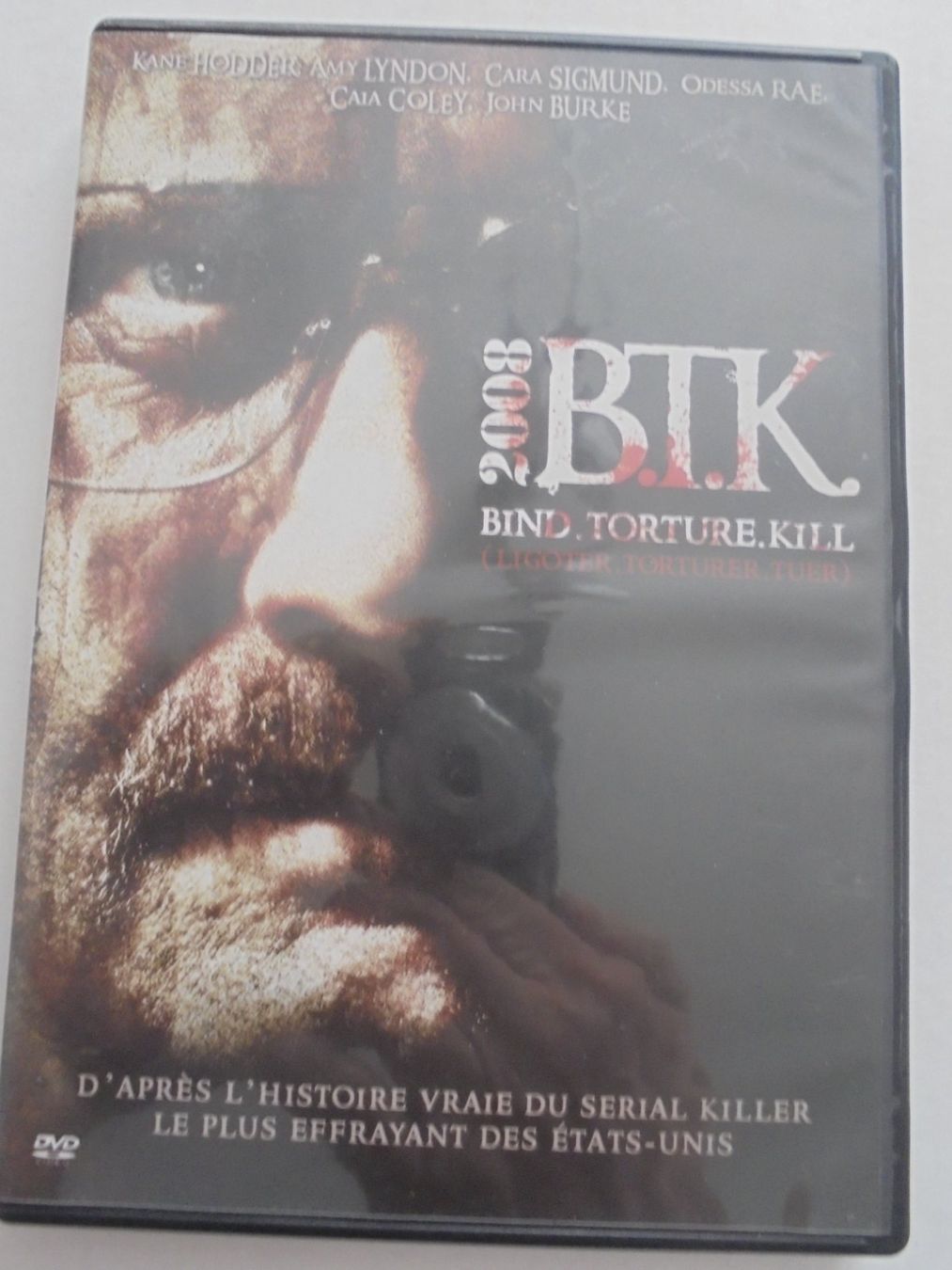 Tutti i DVDs: " 2008 B.T.K Bind. Torture. Kill " DVD français / anglais – Usato da Crissier venduto da Promopost