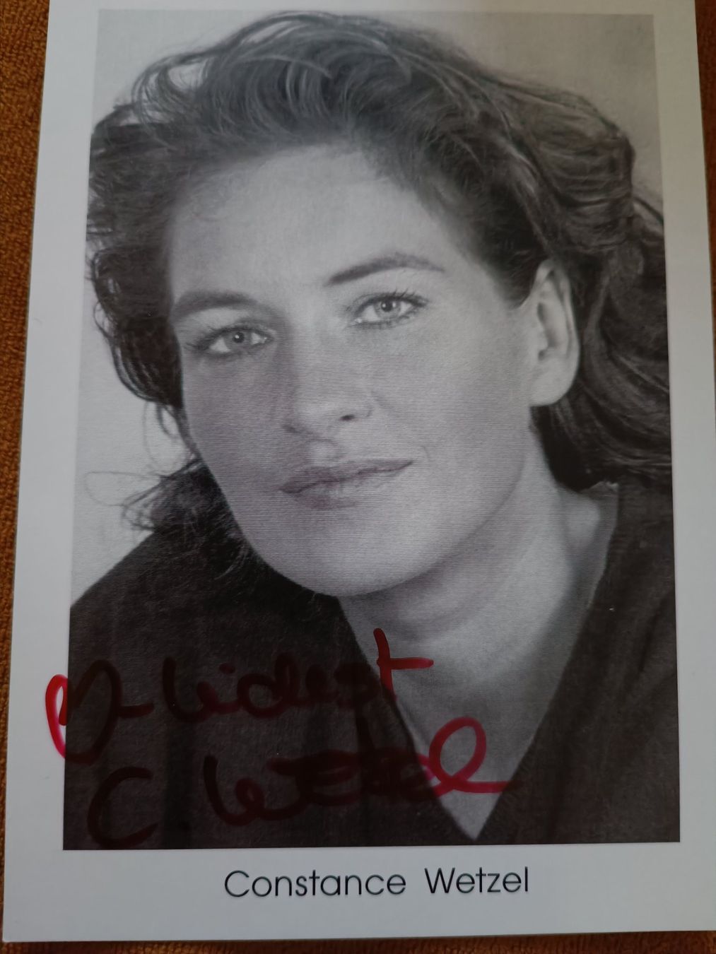 Autografi: Constanze Wetzel - handsignierte Autogrammkarte – Usato da Menziken venduto da Artographs