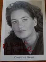 Constanze Wetzel - handsignierte Autogrammkarte