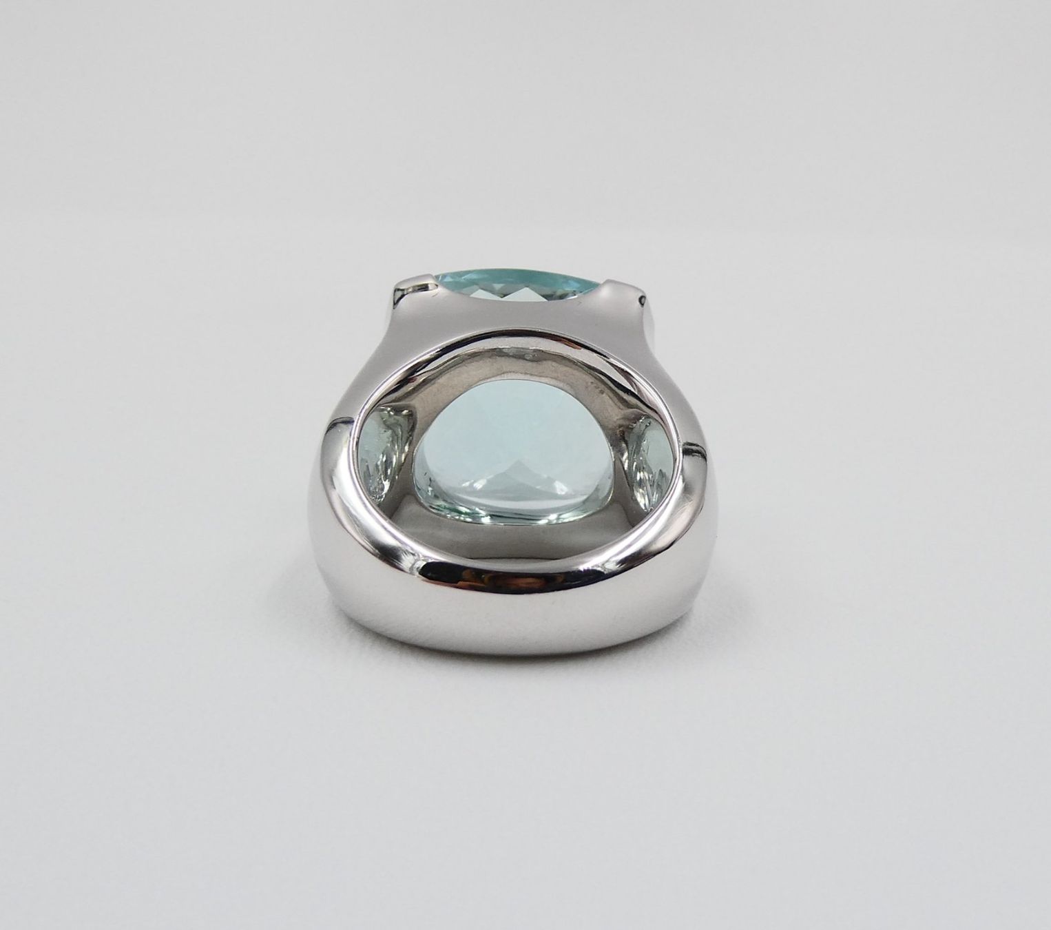 Anelli: AQUAMARIN RING IN 585 WEISSGOLD – Usato da Luzern venduto da EdiGem 7