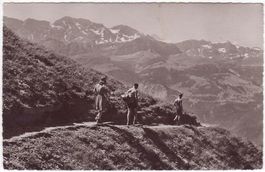 Rothorn-Brünig, Wandergruppe, gelaufen 1950