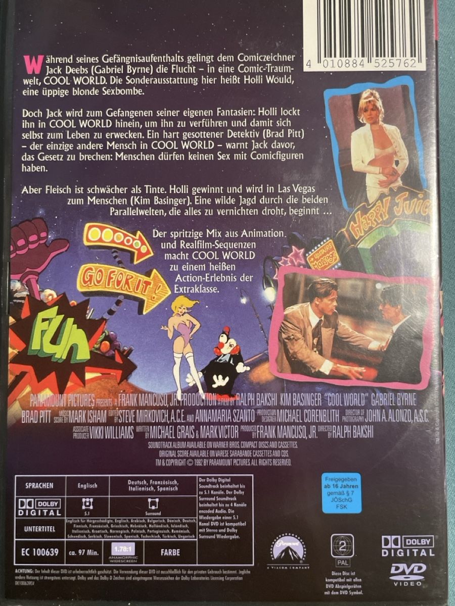 Alle DVDs: Cool World (1992) – Gebraucht aus Waldenburg von Mimily33 1