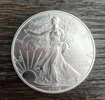 1 oz Silbermünze 1996 American Eagle – Feinsilber 999 – USA