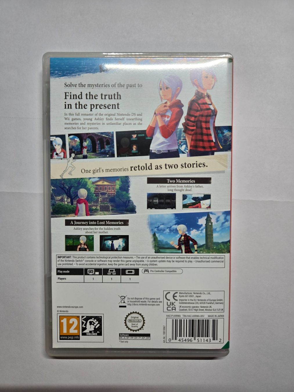 Giochi: Another Code Recollection - Nintendo Switch – Usato da Neyruz FR venduto da Kurouh_ 1