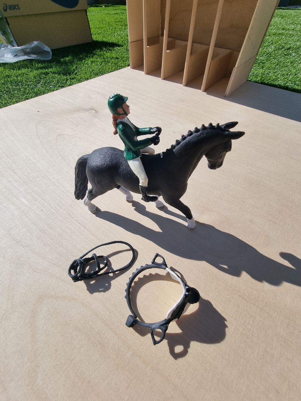 Schleich Giocattoli: Schleich Set Reiterin und Pferd – Usato da Ortschwaben venduto da Patrick1978 1