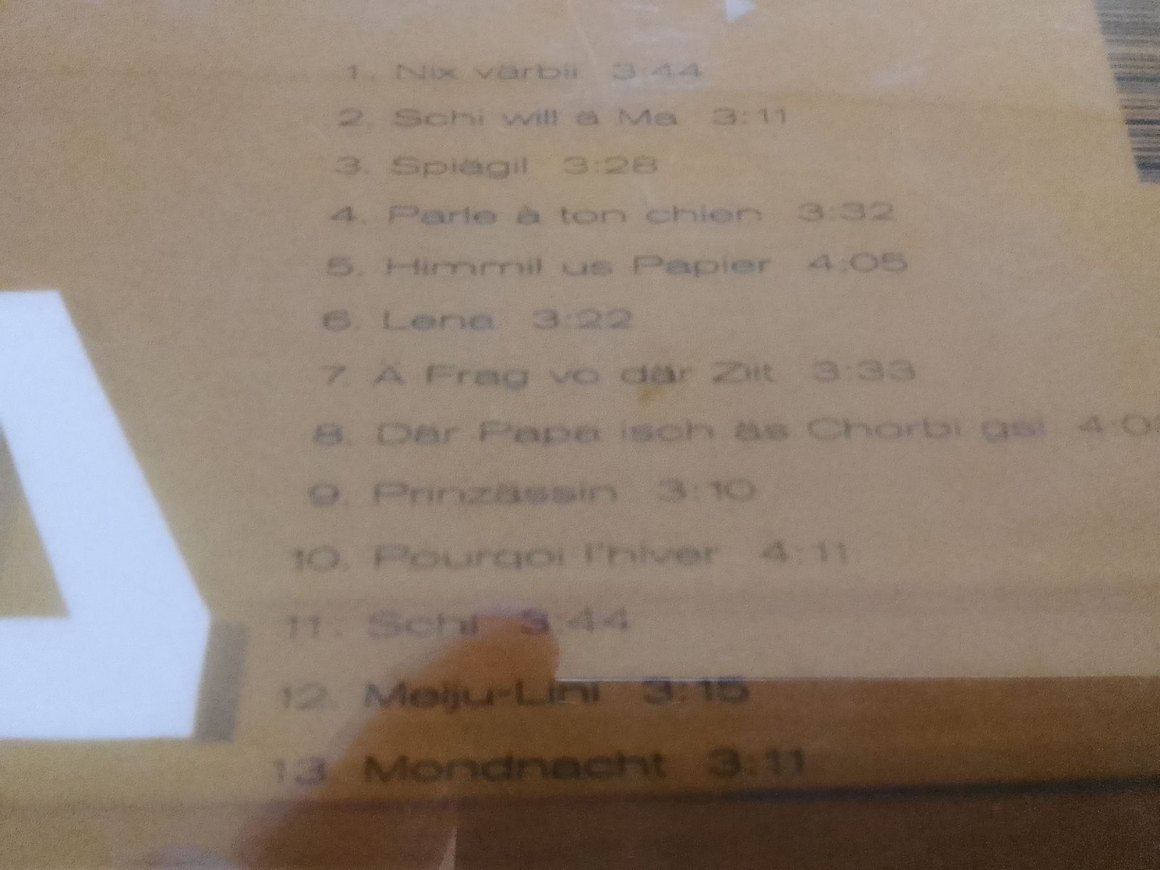 CDs: Sina – Gebraucht aus Liebefeld von CD-Urs 1