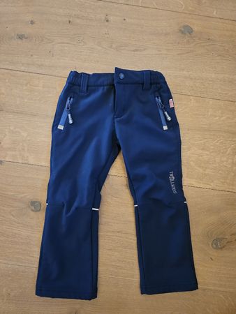 Trollkids Softshell Hose Gr. 98, Herbst