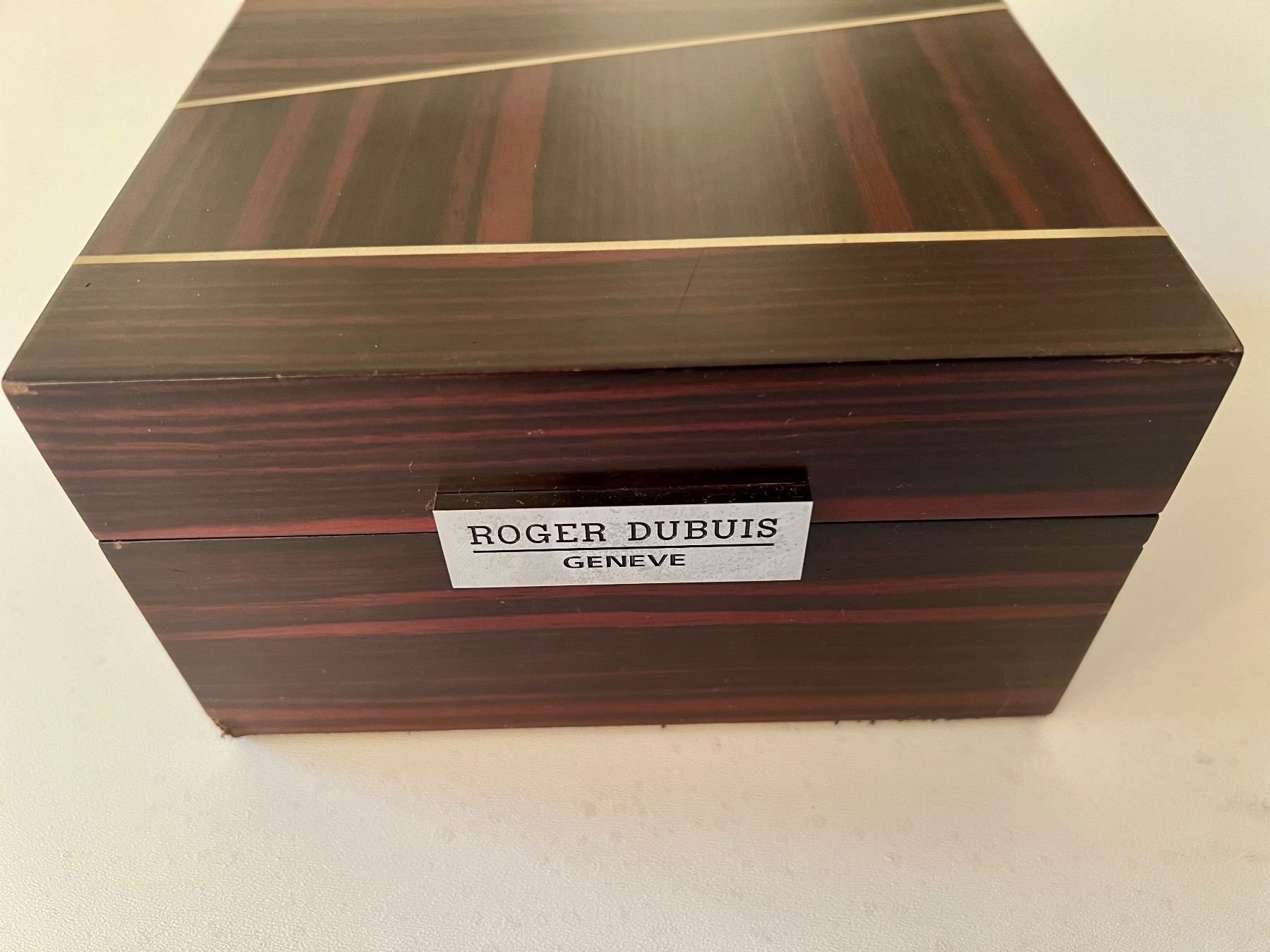 Roger Dubuis Orologi: ROGER DUBUIS precious wood watch box with inserts – Usato da Mont-sur-Lausanne venduto da vmi_ym5l 7