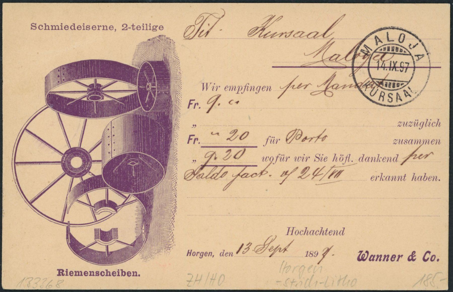 Cartoline postali: ZH Horgen - Litho – Usato da Schindellegi venduto da stationary 1