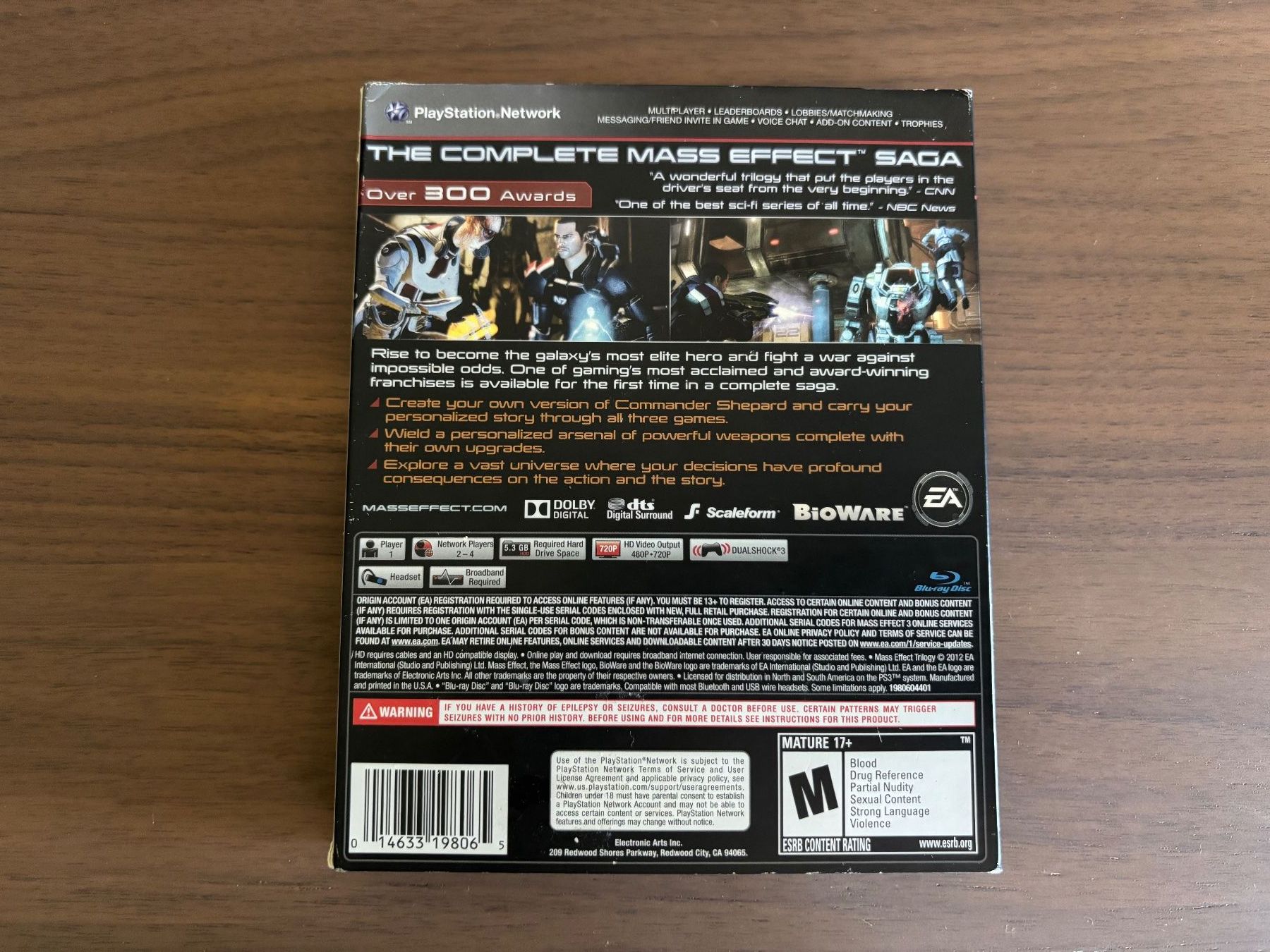 Sony Spiele: Mass Effect Trilogy [PS3][US] – Gebraucht aus Killwangen von Ryusens 1