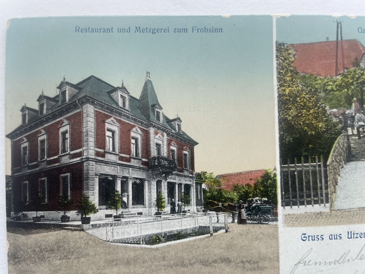 Cartoline postali: Restaurant Frohsinn Utzensdorf  – Usato da Meierskappel venduto da Hala03 2