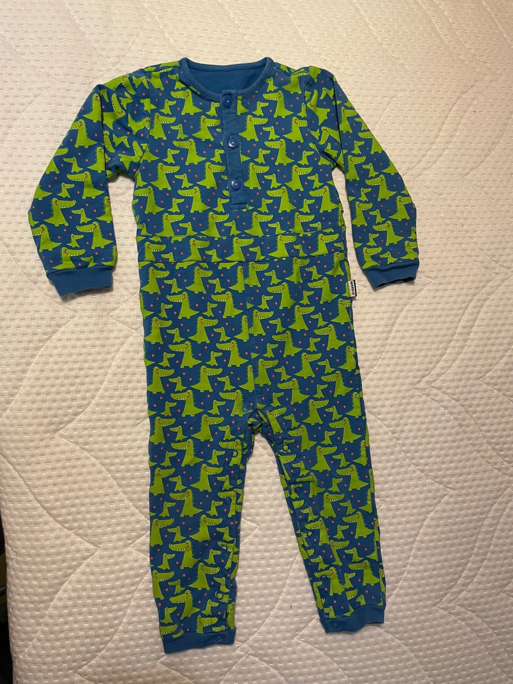 Pigiami: Cooler Krokodil-Pyjama/Overall, Grösse 74/86 – Usato da Bülach venduto da bjoernbenny