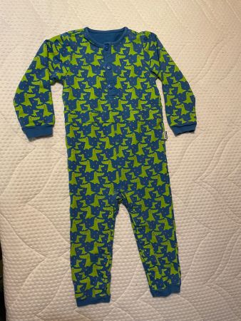 Cooler Krokodil-Pyjama/Overall, Grösse 74/86