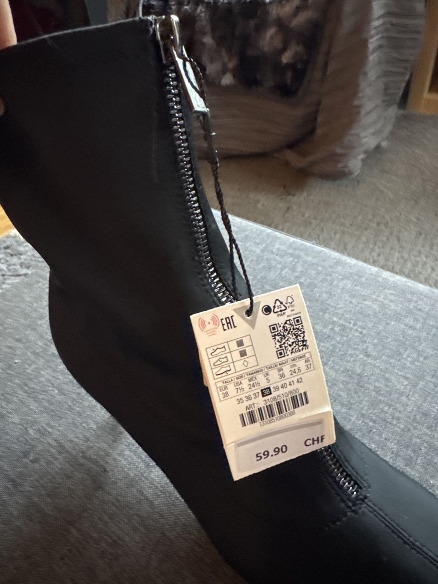 Zara Scarpe da donna: Stiefelette Zara Neu (38) – Nuovo e nell'imballaggio originale da Vezia venduto da sidu03 1