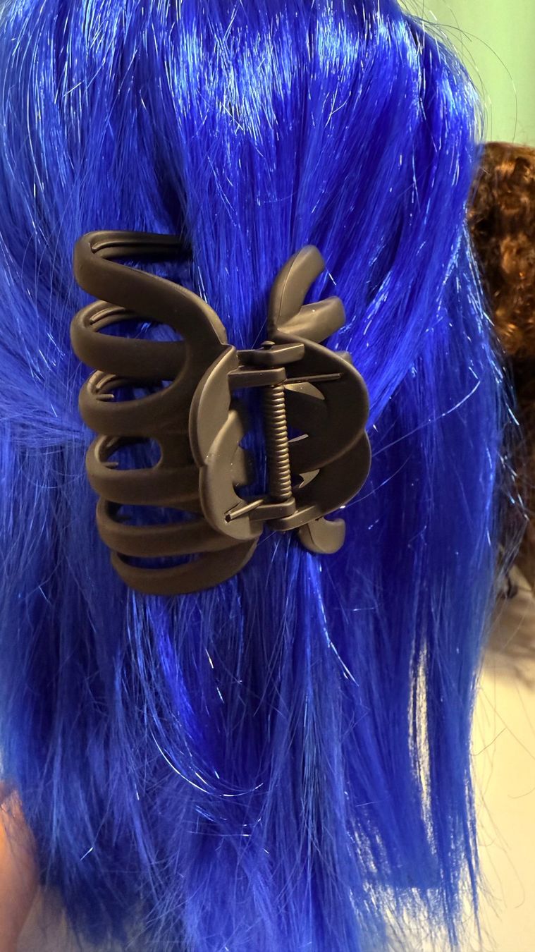Accessori per capelli: Große Matte Schwarze Haarklammer – Nuovo (secondo la descrizione) da Zürich venduto da dum_x5xn 8