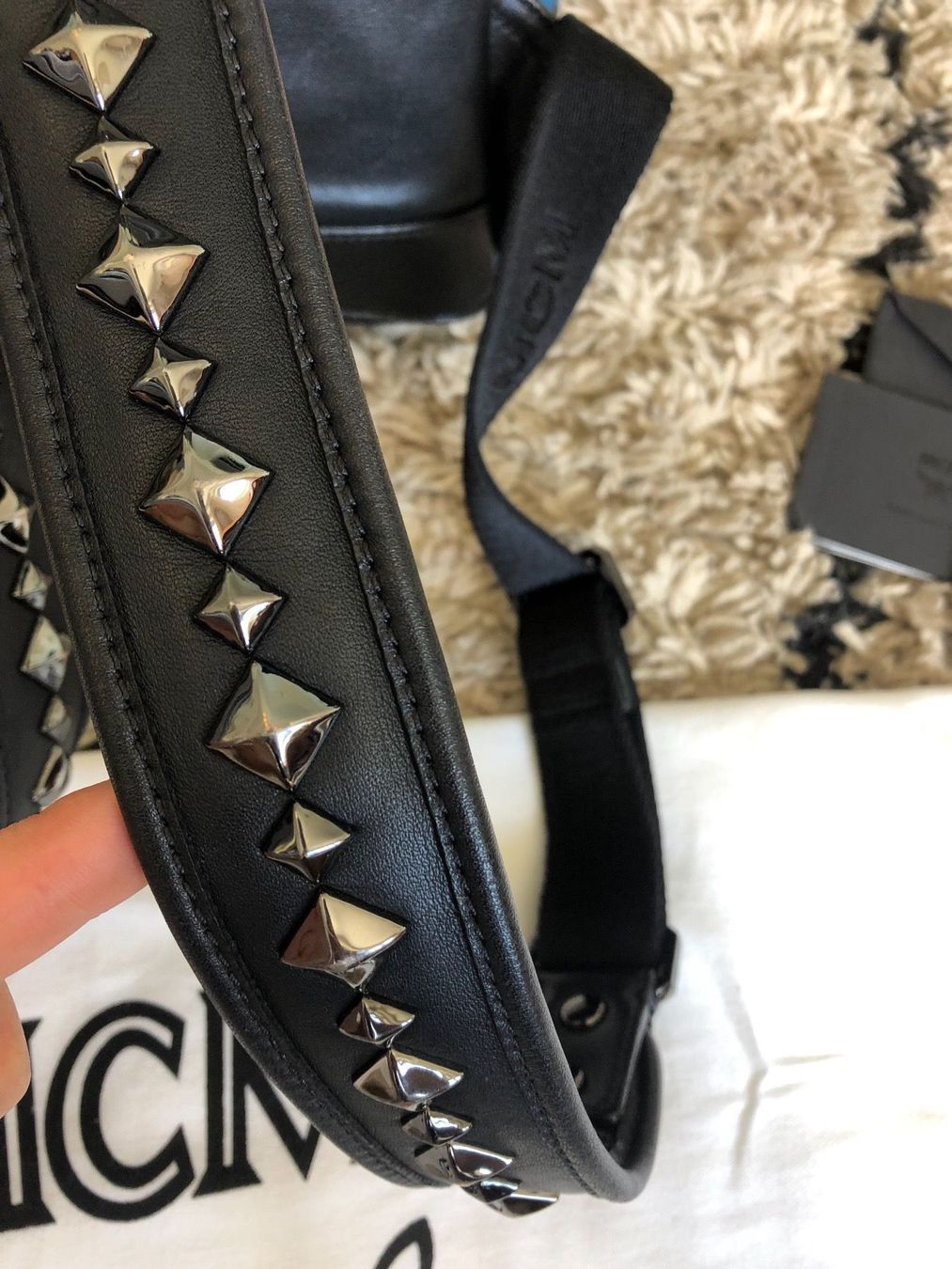 Mcm Zaini: Original Mcm Stark Baroque Print Rucksack Leder – Usato da Buchs ZH venduto da crazyhandbaggirl123 8