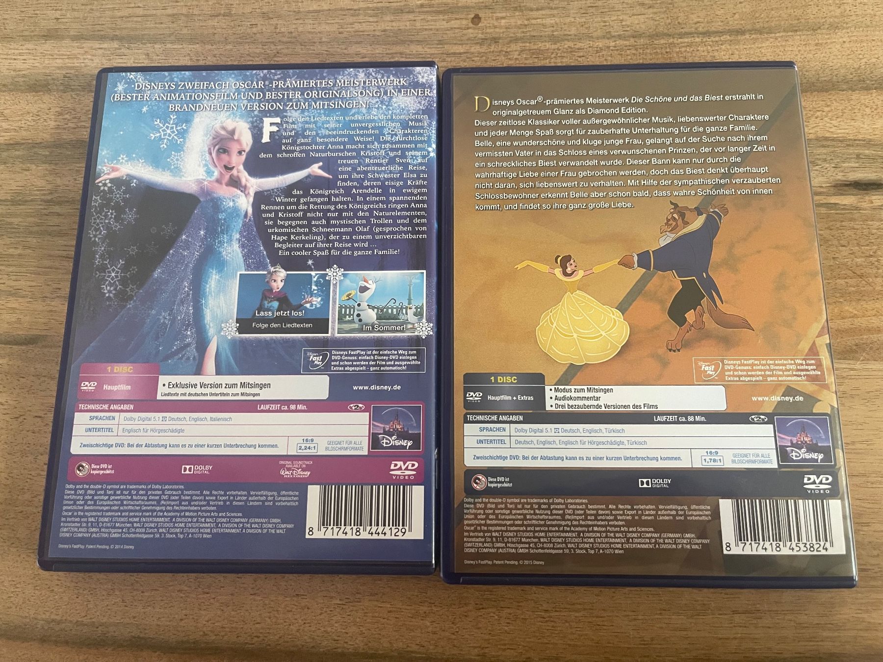 Tutti i DVDs: die Schöne und das Biest+ die Eiskönigin – Usato da Aarau venduto da Aurora0810 3