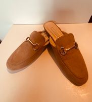 Mules pantolette camel