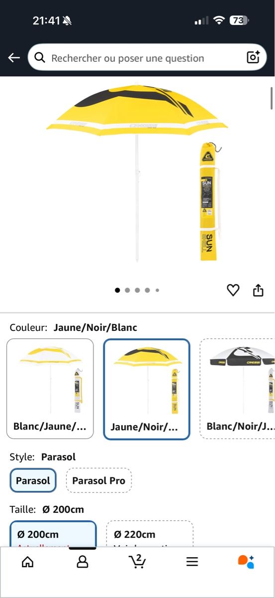 Ombrelloni: Lot de parasol cressi ! – Nuovo e nell'imballaggio originale da Lausanne venduto da gio_qwg7 1