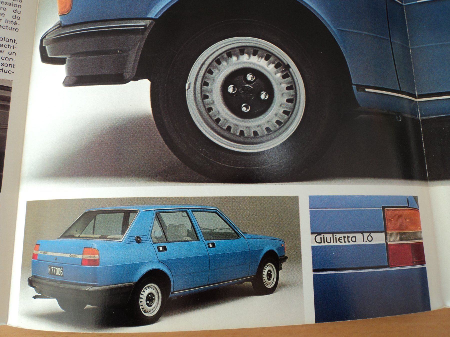 Alfa Romeo Documenti: Prospekt Alfa Romeo Giulietta 1986 – Usato da Schwarzenburg venduto da modelCARama 3