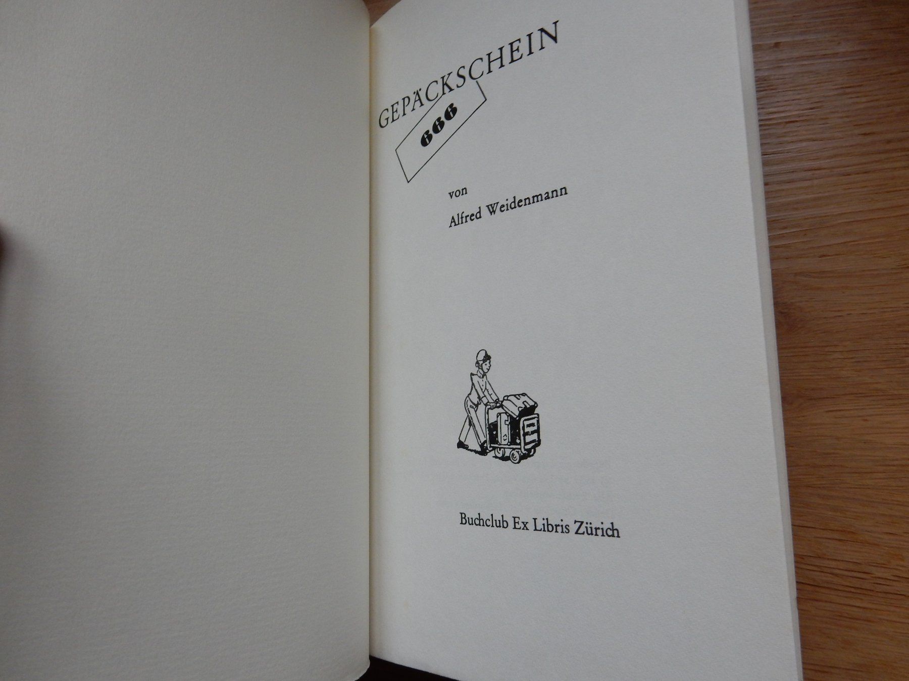 Libri: Weidenmann Gepäckschein 666, Jugendbuch 1959 – Usato da Jona venduto da JOberg_25