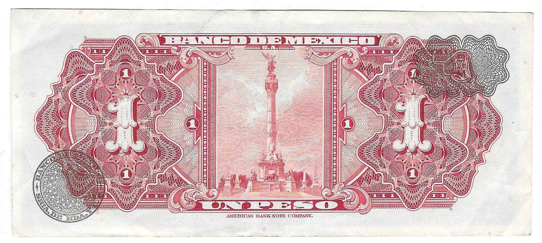 Billets de banque: 1 Peso 10.05.1967 / Mexique – D'occasion à Tavannes par Zitume 1