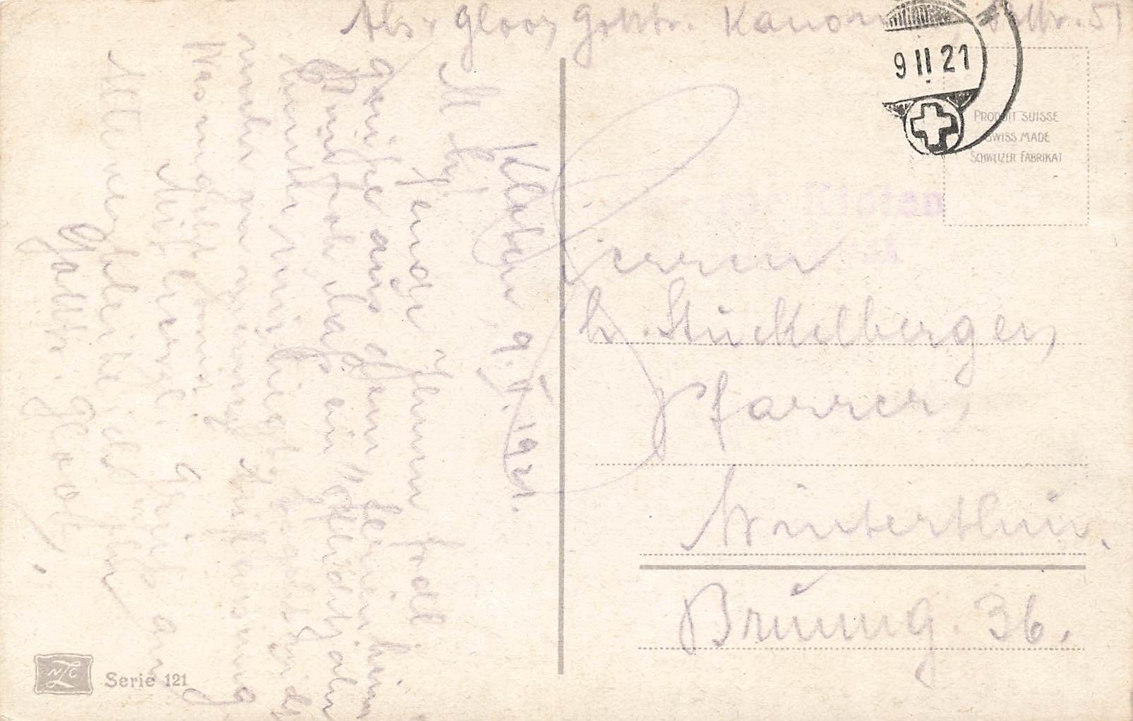 Cartoline postali: LUGANO TI LORETO – Usato da Biasca venduto da Blenio71 1