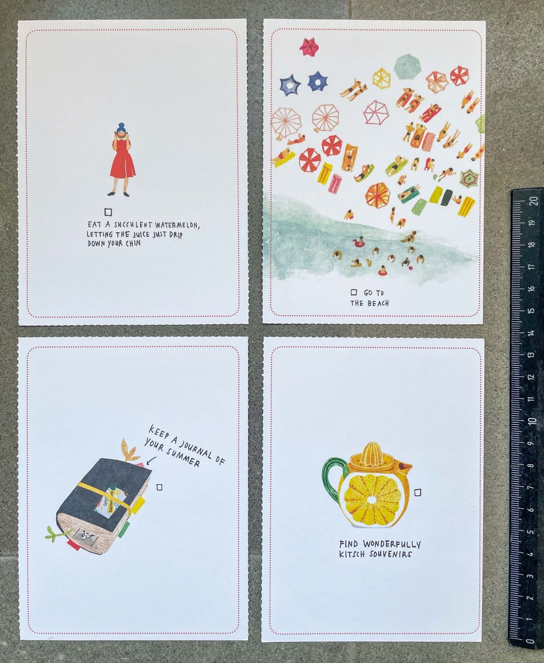 Cartoline postali: Postkarten Flow Magazin: Summer Bucket List – Usato da Zofingen venduto da angito 1