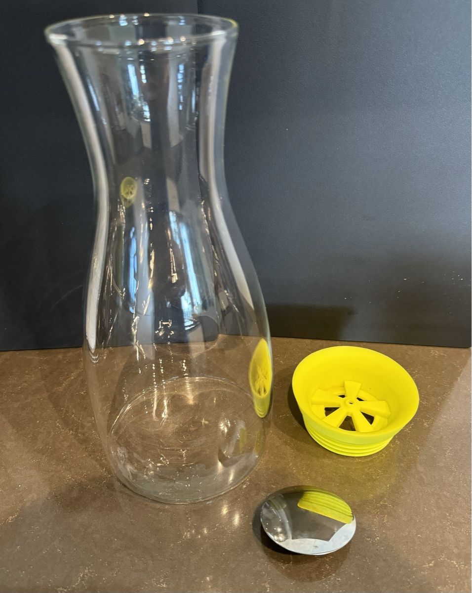 Caraffe: Glaskaraffe mit Deckel 1,8 Liter – Usato da Brütten venduto da voene77 1