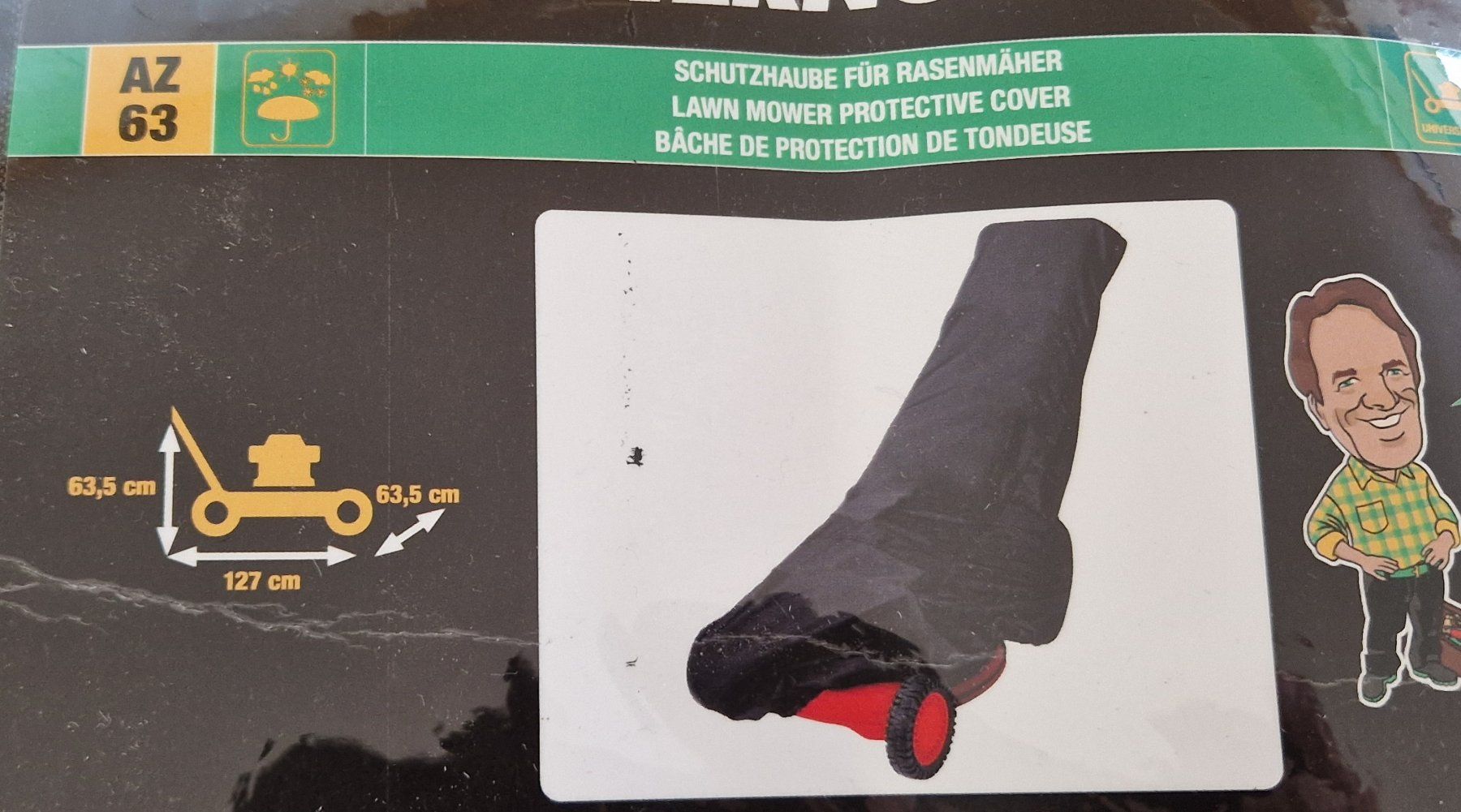 Tagliaerba: ***** Bâche de protection pour tondeuse – Nuovo e nell'imballaggio originale da Villaz-St-Pierre venduto da Ubid 2
