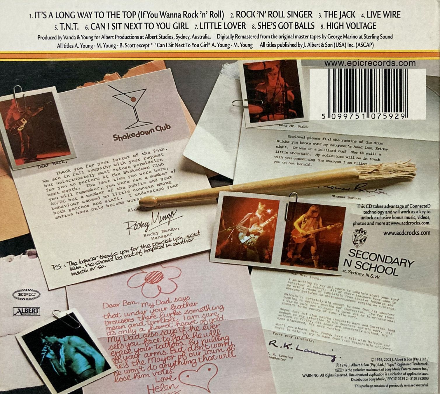 CD: AC/DC - HIGH VOLTAGE – Usato da Bottens venduto da hotter-than-hell 1