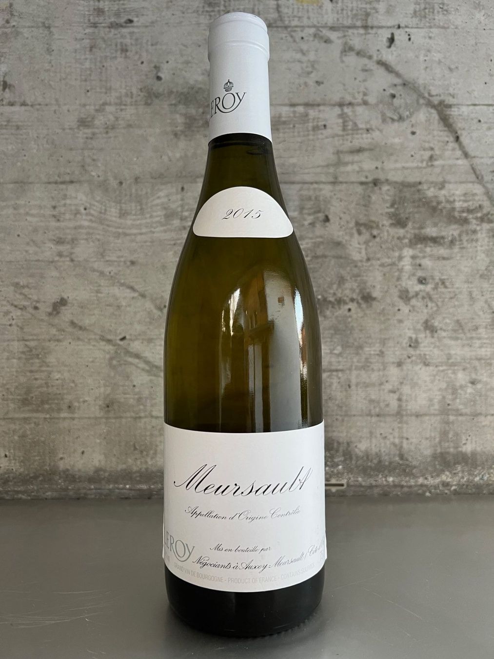Wein: 1x 75 CL LEROY NEGOCE MEURSAULT 2015 – Neu und originalverpackt aus Crans VS von wine-trader