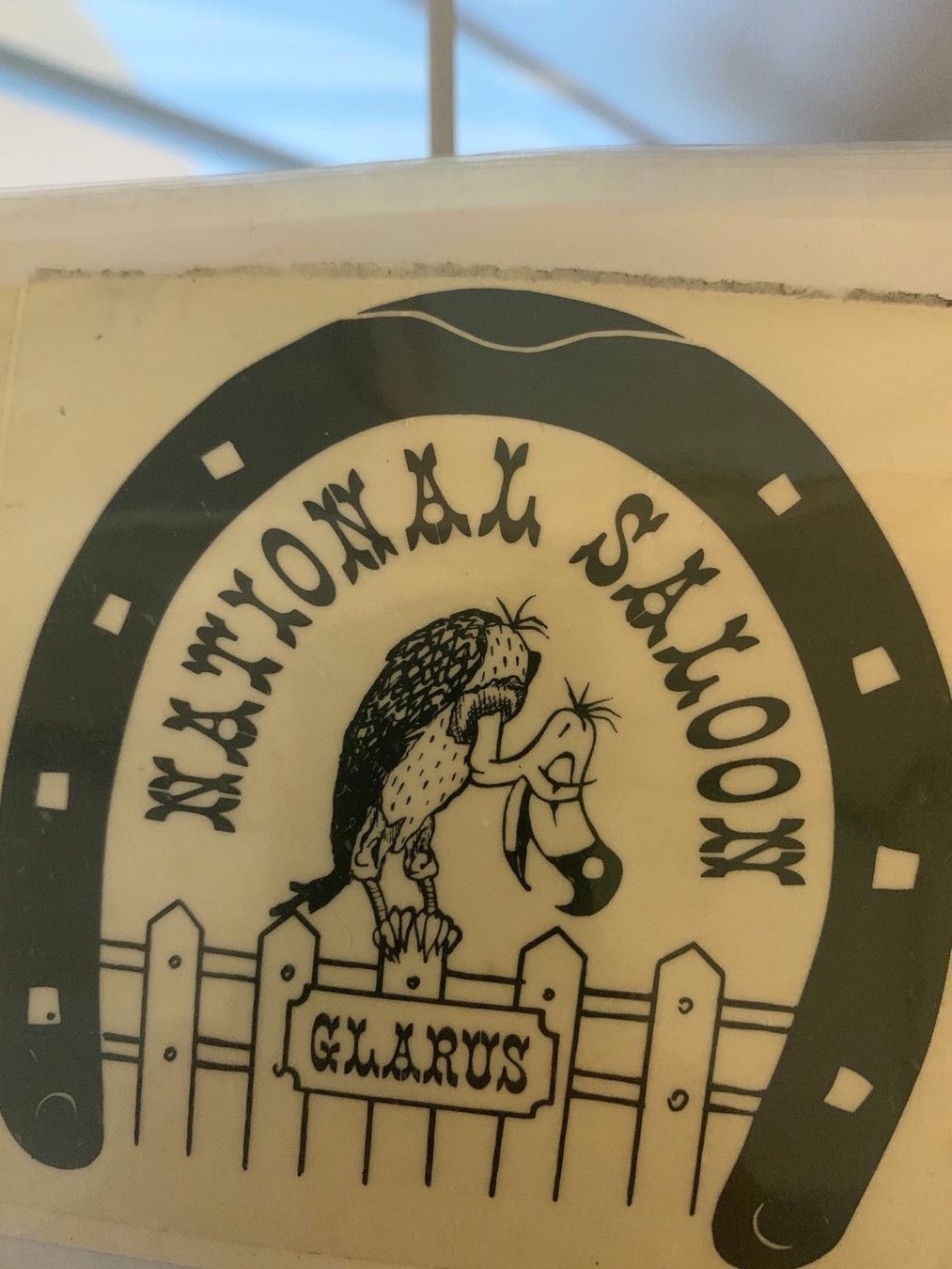 Autocollants: National Saloon Glarus Aufkleber – D'occasion à Wiggen par Antoniotto