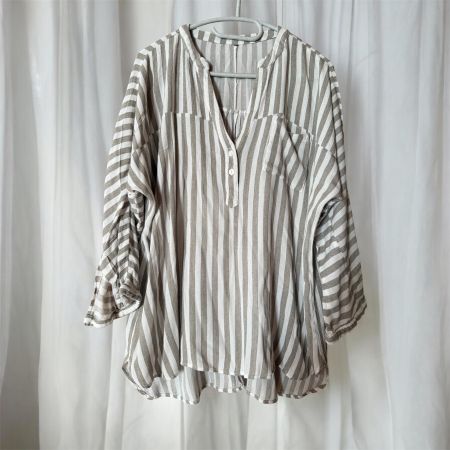 Bluse gestreift mit Hosenrock - Grösse M/L
