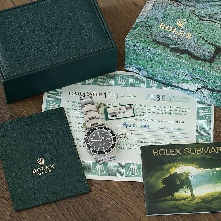 Orologi: Rolex Submariner, ref. 14060, sold in 2001 – Usato da Lausanne venduto da inf_dft9 4