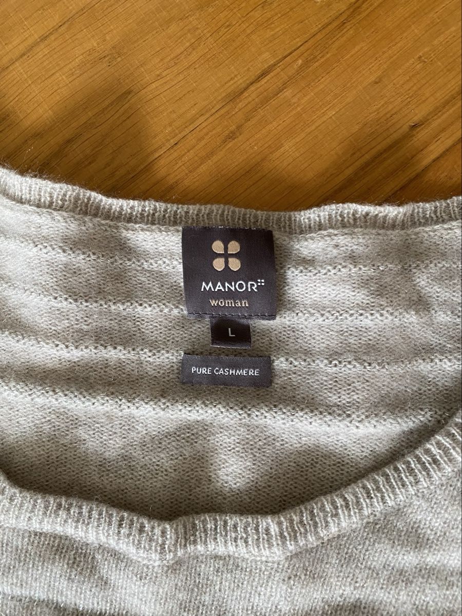 Manor Pullover & Sweatshirts: Damen Pullover Manor Kaschmir beige Grösse L – Gebraucht aus Hünenberg von a.u.849 1