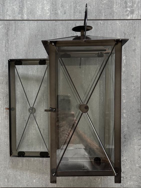 Lanternes: Schwarze Laterne - Windlicht - Gartenlaterne - 40 cm hoch – D'occasion à Zürich par Alot16 7