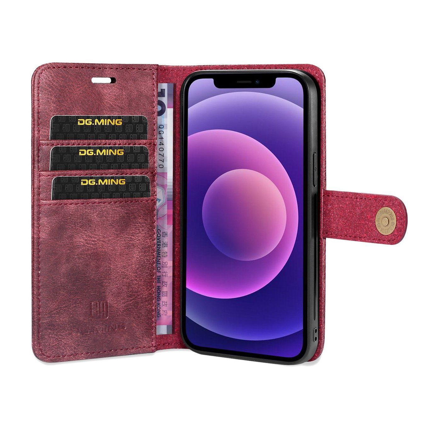 Covers & Schutzfolien: iPhone 13 - étui support portefeuille séparable rouge – Neu und originalverpackt aus Morges von DigiAC 2