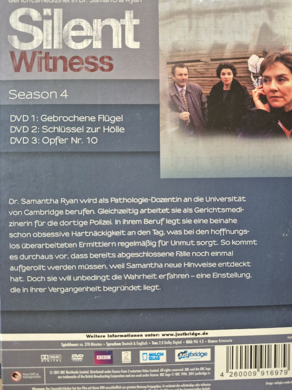 Tutti i DVDs: Silent Witness - Staffel 4  – Usato da Oberembrach venduto da Kady638 1