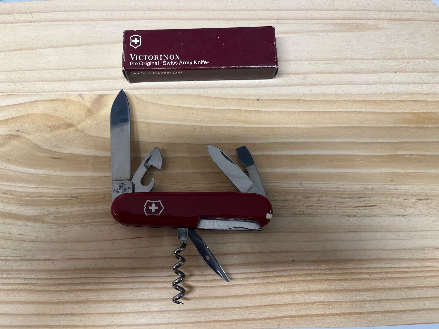 Victorinox Coltelli tascabile: Victorinox Sackmesser Lederer – Nuovo e nell'imballaggio originale da Eschenbach SG venduto da FREYbike