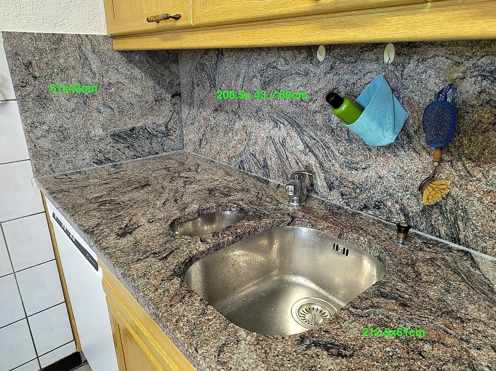 Pierres & tuiles: schöne Granitplatten, rosa-grauer Granitgneis – D'occasion à Aarau par jvo_757z