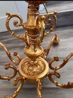 Goldener Kronleuchter 8-flammig Vintage Barock Stil Deckenla