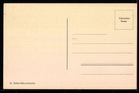 Cartoline postali: AK Pieterlen, Dorf mit Kirche am Hang – Usato da Berlin venduto da bartko-reher 1