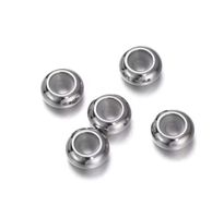Runde Edelstahl Perlen Ø7mm. / 10 Stück