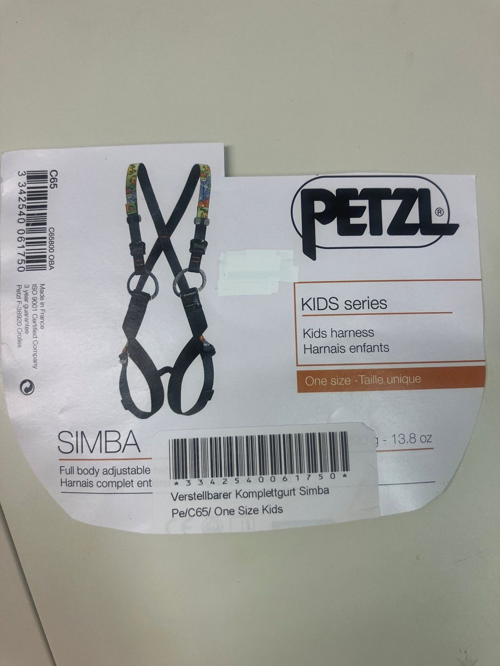 Petzl Matériel de grimpe: Klettergurt SIMBA C65 – D'occasion à Laax GR par pinetta