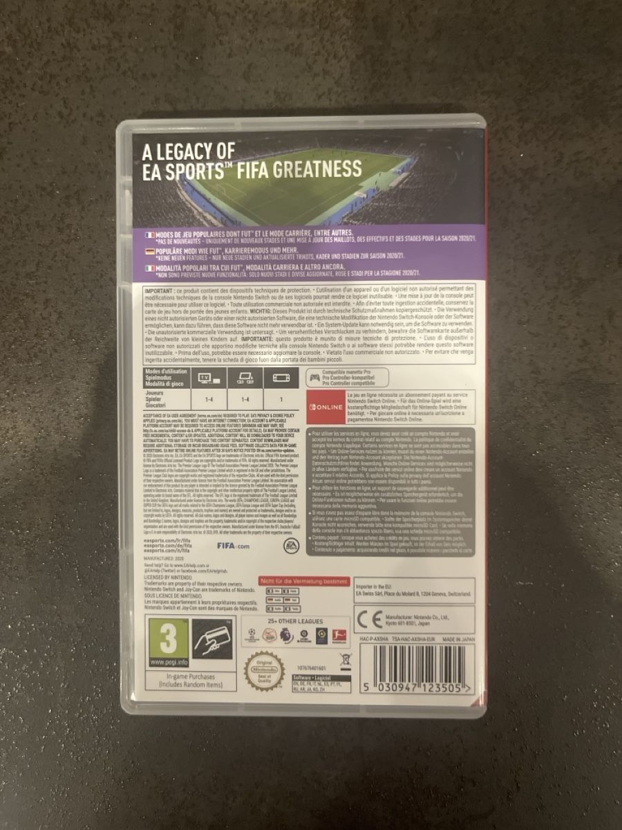 Nintendo Spiele: Nintendo Switch FIFA 21 Legacy Edition – Gebraucht aus Lohn-Ammannsegg von Moon777 2