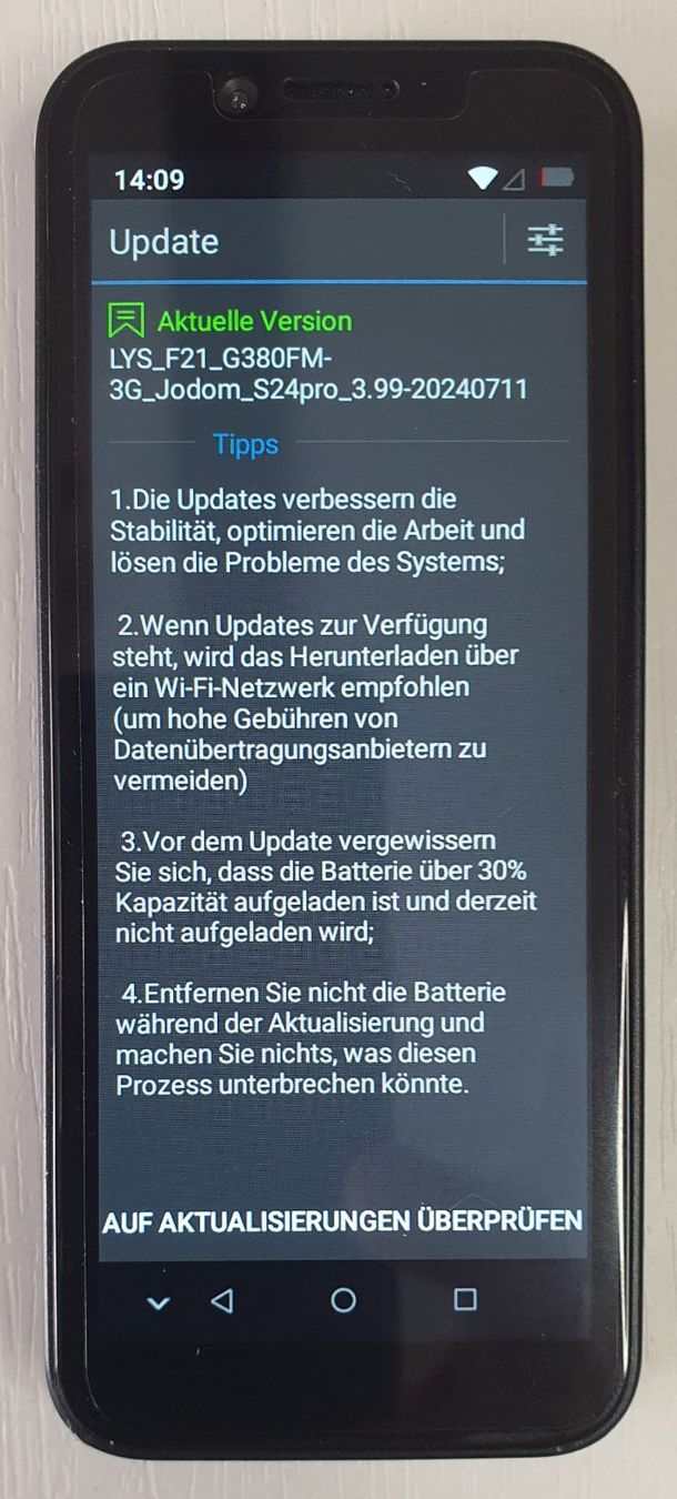 Telefoni cellulari / Smartphones: Smartphon: Jodom Model S24 pro 3G - Android / 406 – Nuovo e nell'imballaggio originale da Grenchen venduto da sale.manager 5